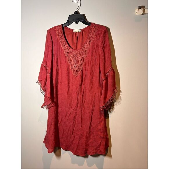 Indigo Rose Dress size large C19-6 (J) - Picture 1 of 3